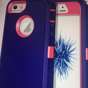 APPLE iPhone 5s phone case hybrid shockproof armor hard cover